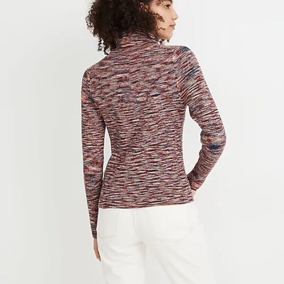 Madewell Space Dyed Lightweight Turtleneck Sweater Sz XS - Picture 1 of 6